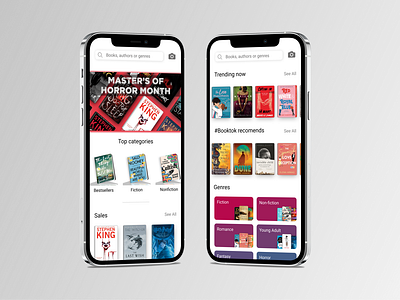 Book Store App concept