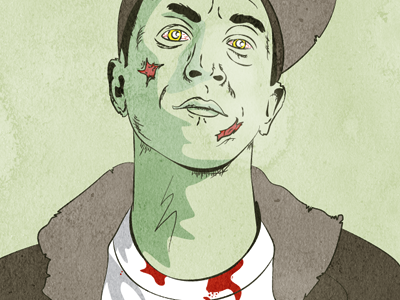 Zombie Flinch flinch illustration vector zombie