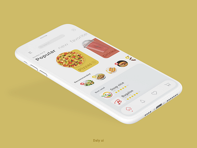 Daly Ui - app food