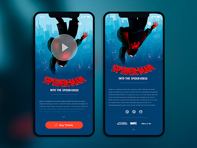 Movie App UI app design flat minimal movie movie app ui ux web website