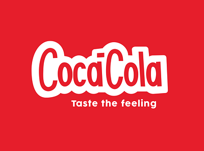 Playful Coca Cola logo redesign branding design logo redesign typography