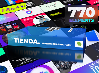770+ Graphics Pack for After Effects and Premiere Pro animation backgrounds bundle corporate titles kinetic lower thirds pack presentation shapes social media
