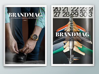BrandMag Magazine book brochure design digital editorial fashion indesign magazine print professional sale sales