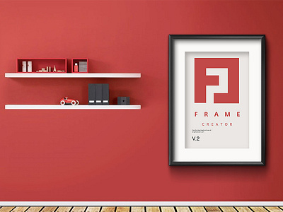 Wall Poster Frame PSD Free MockUp