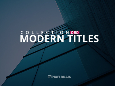 50 Modern Titles animation clean corporate dynamic elegant intro kinetic minimal pack text animation typo typography