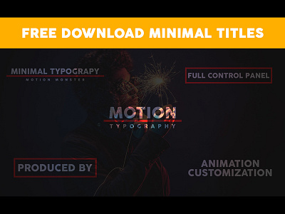 Free Minimal Titles ae after effect free minimal titles