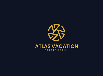 ATLAS VACATION PROPERIETIES branding design graphic design illustrator logo photoshop vector