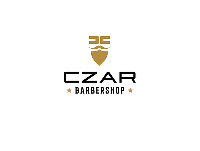 CZAR BARBERSHOP LOGO branding graphic design logo