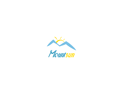 HIKING LOGO MOUNTSUN branding design graphic design illustration illustrator logo photoshop ui ux vector