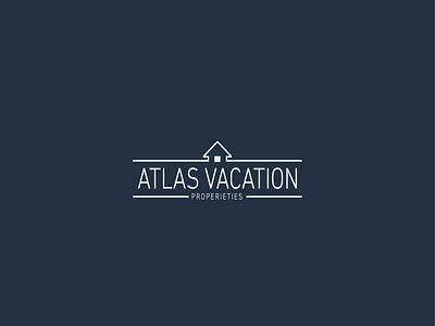 ATLAS VACATION PROPERIETIES LOGO branding design graphic design illustration illustrator logo photoshop properities ui vector