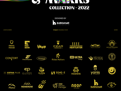 BEHANCE LOGO COLLECTION 2022 branding design graphic design illustration illustrator logo photoshop