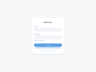 Simple Login graphic design login login form login screen ui uiux user interface visual design