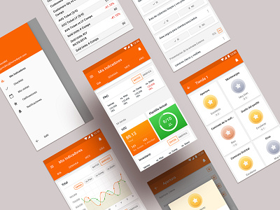 Mobile Dashboard UI android app app dashboad dashboard ui graphic design ui user experience user interface user interface design ux ux ui