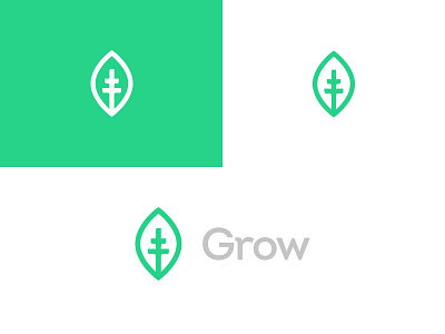 Grow Brand grow linear logo ppc