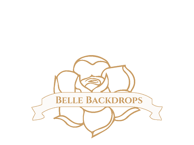 Belle Backdrops . Logo branding design graphic design illustration logo ui vector