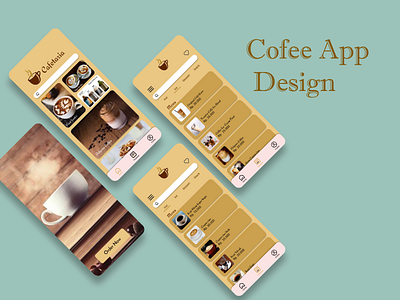 Cofee App Design ui