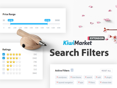 KiwiMarket - Search Filters ajax easy digital downloads extension forms kiwimarket layered navigation marketplace search filters wordpress