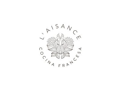 L´Aisance design french identity logo