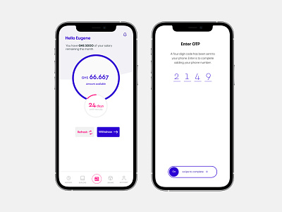 Zuberi Mobile App UI