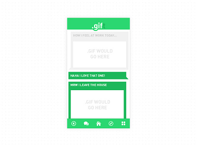 .gift // GIF messaging! app gif messaging