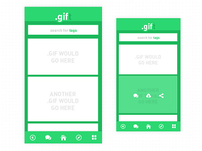 .gift // selecting a gif app gif messaging