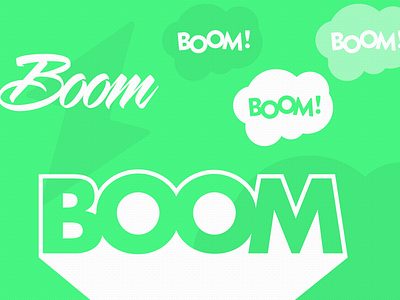 Boom! app concept game mobile