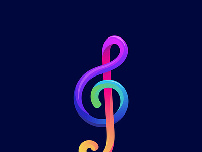 colorful note tone logo