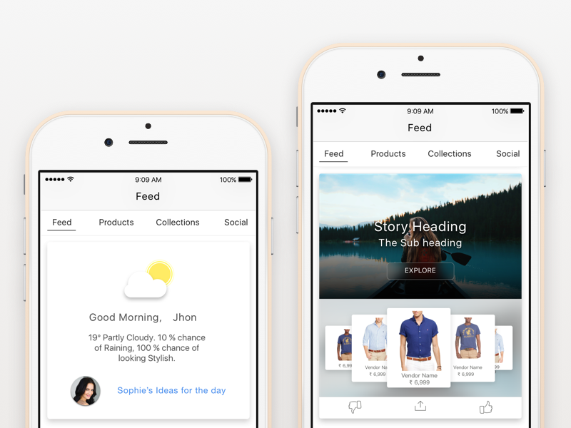 Personalised Shopping Feed
