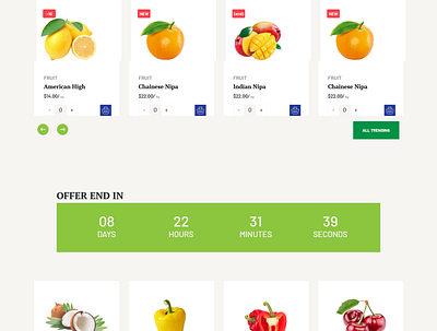 Food HTML website - Frshbaz design ui