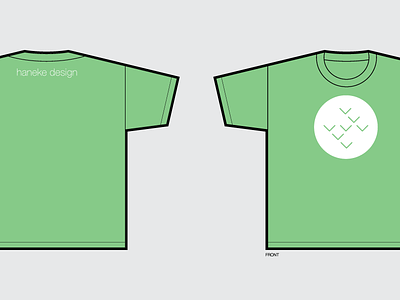 Haneke T-Shirt Concept green minimal tshirt