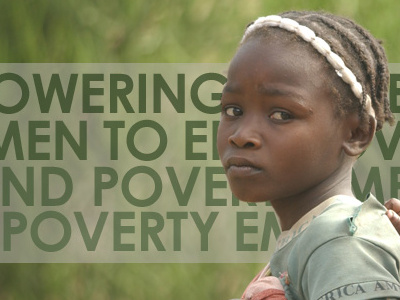 Empowering Women Web Banner banner poverty women