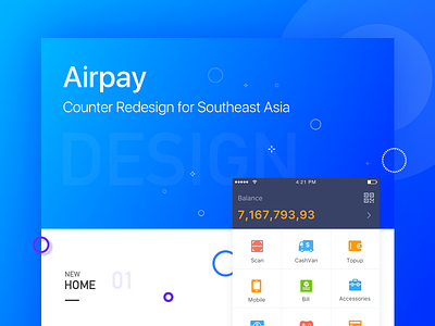 Airpay Counter Redesign alipay blue online pay paypal redesign southeast asia