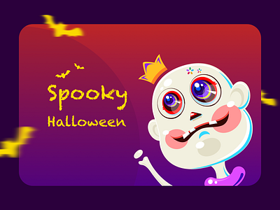 Spooky Halloween cute cute animal halloween illustration party scary