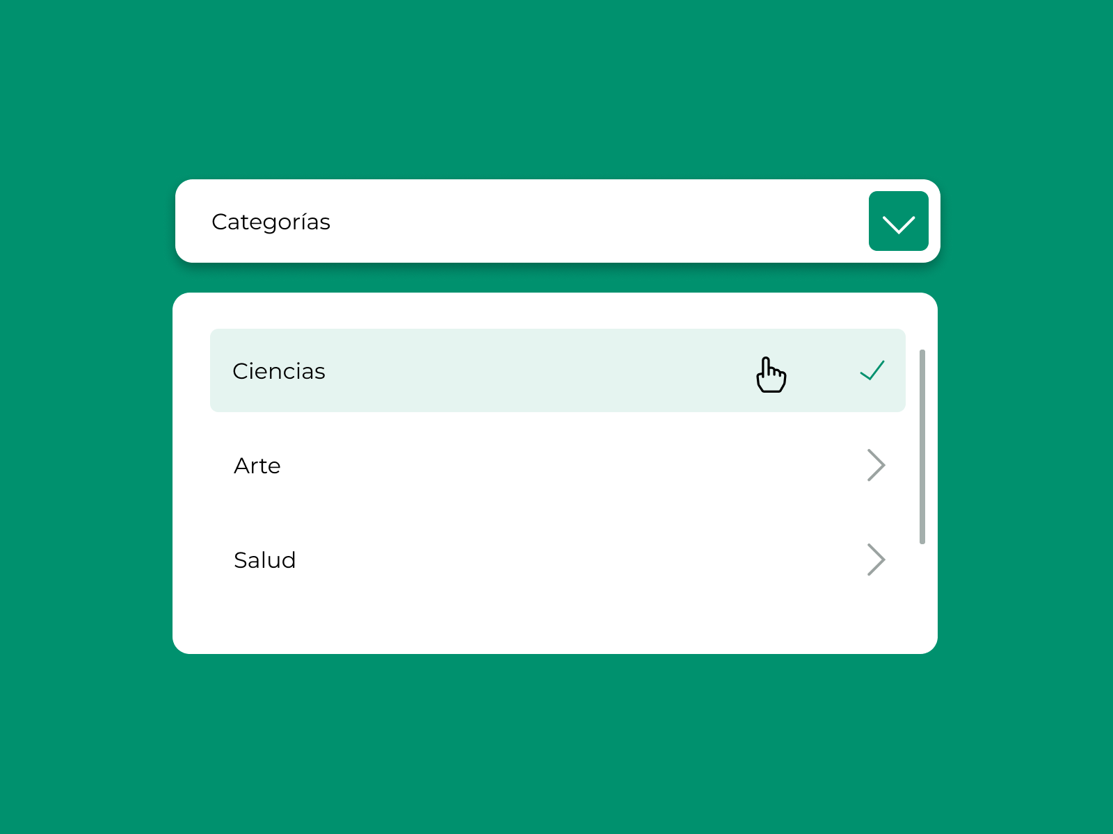 Dropdown by Carlos Castellanos on Dribbble