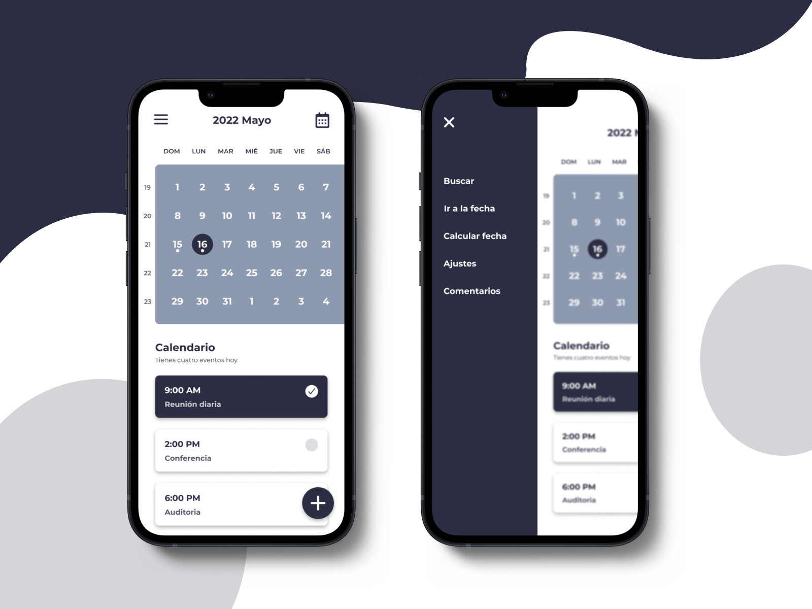 Calendar by Carlos Castellanos on Dribbble
