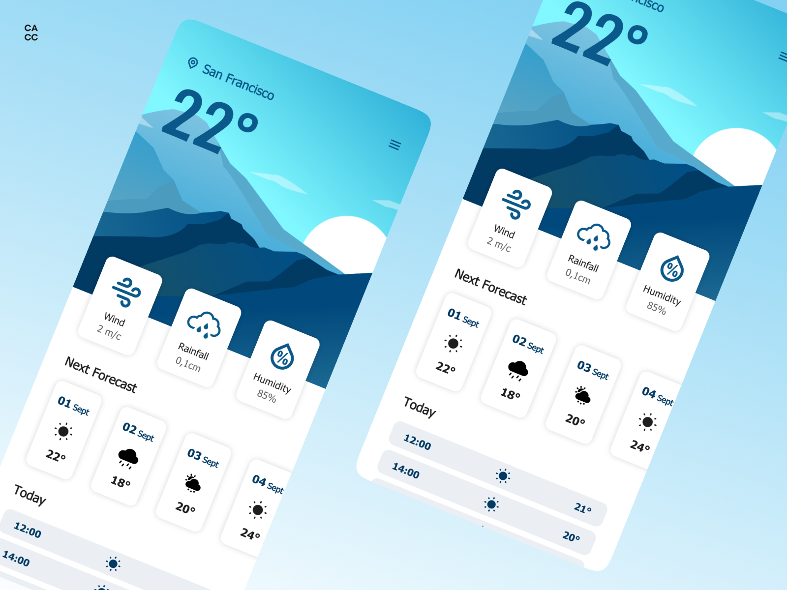 Weather by Carlos Castellanos on Dribbble