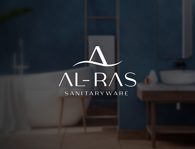 Al-Ras Sanitaryware Logo brand branding clean elegant graphic design logo logo designing minimal simple