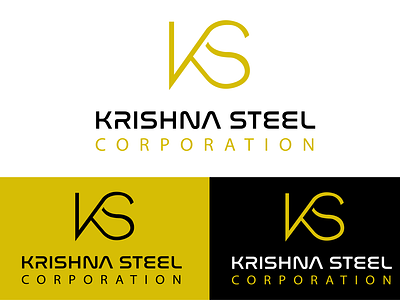 Logo Design For Krishna Steel adobe creation creative creative design creativity design design idea logo logo design