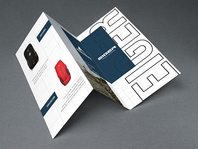 brochure Eiger branding brochure design package