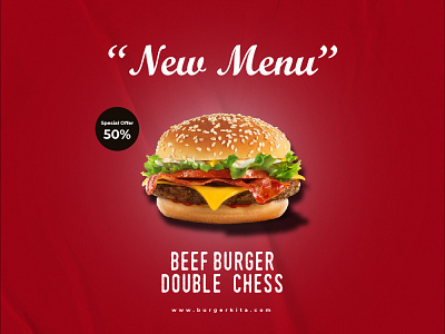 Burger branding design package