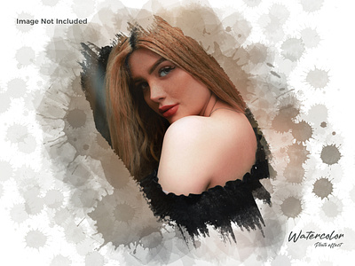 Watercolor Photo Effect Template