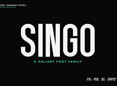Singo | Free Download Sans Display Font beautiful branding display ont font layered font logo logo design modern sans serif font