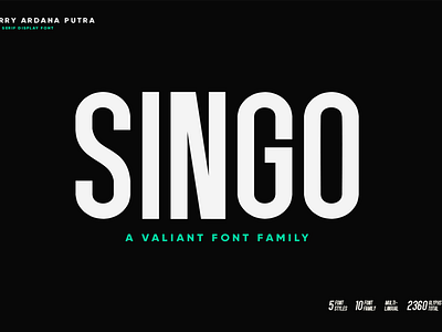 Singo | Free Download Sans Display Font