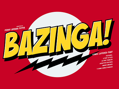 Buzinga! | Free Download Comic Layered Font