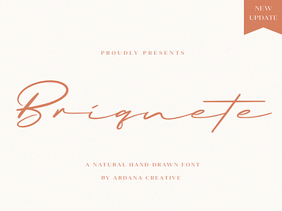 Briquete | Free Download Natural Brush Font