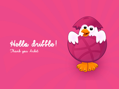 Hello Dribble happy bird thanks