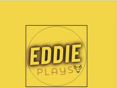 Eddie Plays is My 1st YT Logo. 3d animation branding graphic design logo motion graphics ui