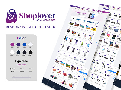 E-Commerce Web UI Design brand branding design graphic design illustration ui ux web design inspiration