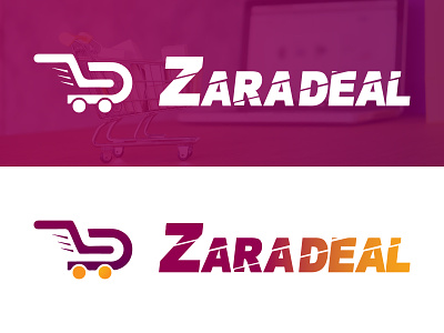 E commerce Logo ZARADEAL brand brand design illustrator branding branding concept design graphic design illustration logo ui ux vector