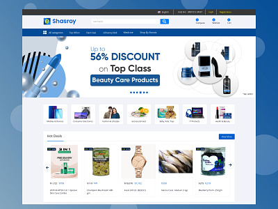 E- Commerce Website Header | landing Page Design branding design ecommerce store graphic design homepage minimalist online store shop typography ui ux web ui webdesign website